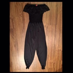 Undercover Woman Lingerie Black Romper Size M